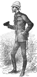 Lord Chelmsford, portræt af en officer lavet kort før slaget ved Ulundi, c1880