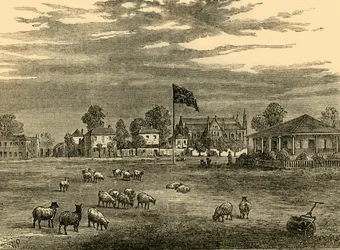 Lords Ground i 1837, c1876.