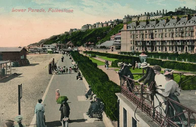 Lower Parade, Folkestone, slutningen af det 19.-begyndelsen af det 20. århundrede
