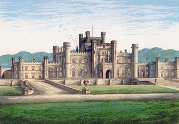 Lowther Castle, Cumbria, slutningen af det 19. århundrede