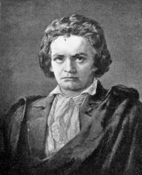 Ludwig van Beethoven, 1770-1827, tysk komponist, 1909