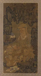 Luohan mediterer i en grotte, 1345.
