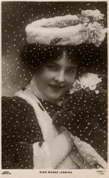 Madge Lessing, tysk skuespillerinde, c1906