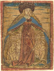 Madonna som beskytter, ca. 14701480.