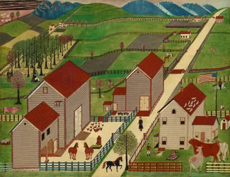 Mahantango Valley Farm, slutningen af det 19. århundrede.