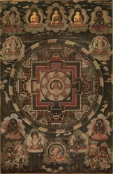 Mandala, begyndelsen af det 18. århundrede.