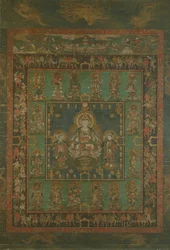 Mandala af Hannya Bosatsu, 1300-tallet.