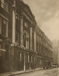 Palæ bygget af brødrene Adam for Royal Society of Arts, c1935.