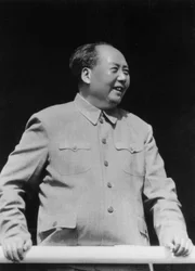 Mao Zedong, kinesisk kommunistisk revolutionær og leder, ca. 1950