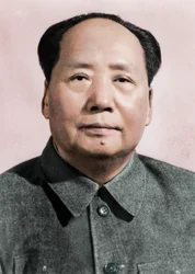 Mao Zedong, kinesisk kommunistisk revolutionær og leder, ca. 1950