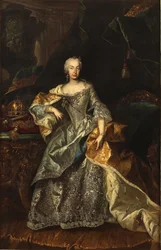 Maria Theresa som dronningen af Ungarn, 1740-1741.