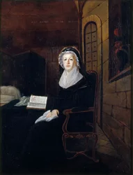 Marie Antoinette på Conciergerie, ca. 1815.