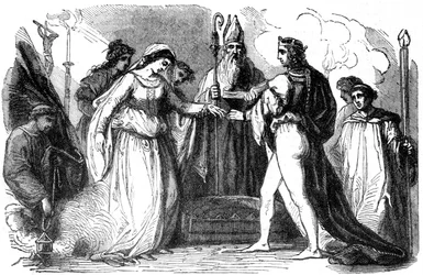 Ægteskab mellem Henrik I af England og Matilda, 1100