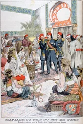 Ægteskab med søn af Bey of Tunis, 1903