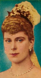 Mary af Teck ved sit bryllup med hertugen af York, 1893 1935