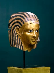 Maske af en gammel egyptisk mumie, 1. århundrede f.Kr