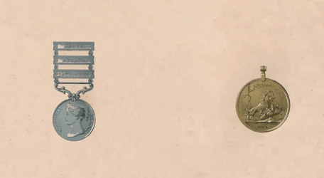Medaljer for slag i Indien, c1911. århundrede