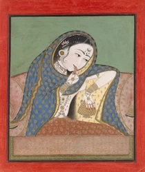 Melankolsk kurtisane, ca. 1750.