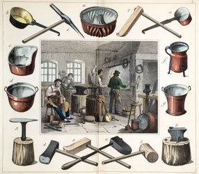 Metaller, Kobber Kobbersmeden