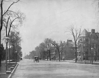 Michigan Avenue, Chicago, mod syd, c1897.