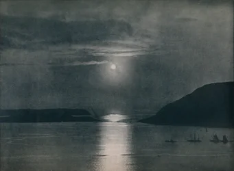 Midnatssol ved Hammerfest, 1914.