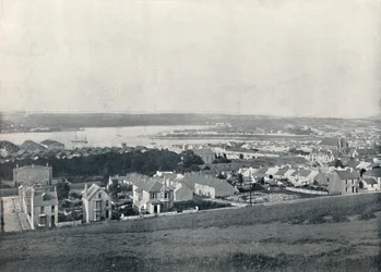 Milford Haven - Oversigt over byen og Haven, 1895
