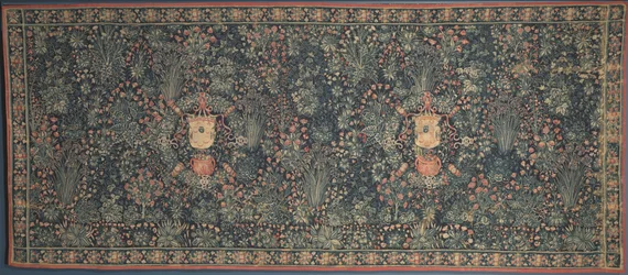 Millefleurs-tapet med Medici-våbenskjold, 1520