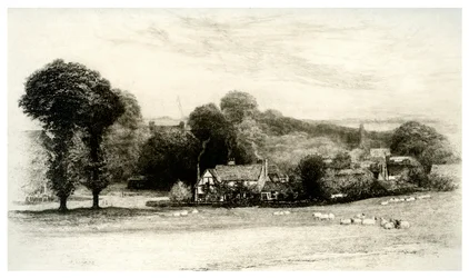 Miltons hytte, Chalfont St Giles, Buckinghamshire, 1895