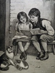 Mors billedbog. Fra Barnavannen 1892.