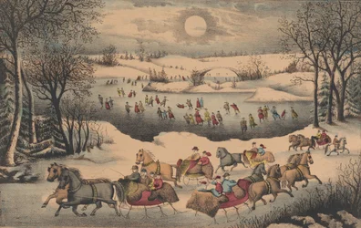 Månelys i Central Park, ca. 1871-75.
