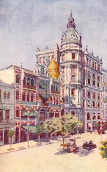 Maurisk bygning og herrerne Guinles kontorer, Avenida Rio Branco, 1914