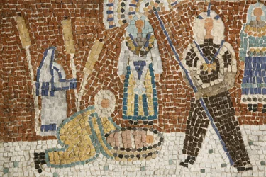 Mosaik, der viser Moses