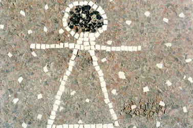 Mosaik af Tanit, cartaginsk, 3. århundrede f.Kr