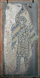 Mosaik af en korsfarer fra det fjerde korstog, 1200-tallet