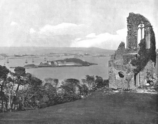 Mount Edgcumbe Folly, Plymouth, Cornwall, 1894.