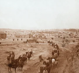 Beredne soldater, Somme-Tourbe, Nordfrankrig, c1914-c1918