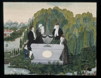 Sorgbillede, ca. 1810.