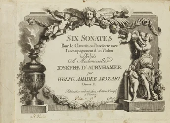 Mozart: Seks sonater for cembalo eller pianoforte med violinakkompagnement dedikeret til Mademo