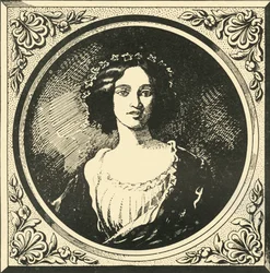 Fru Gladstone i 1857, 1948.