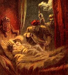 Mordet på de små prinser, 1483, ca. 1850