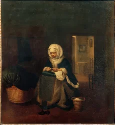 Syerske ved en vugge
