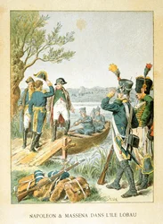 Napoleon og Massena på øen Lobau, maj 1809, 1800-tallet