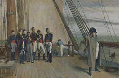 Napoleon ombord på H.M.S. Bellerophon, juli, 1815, 1896.