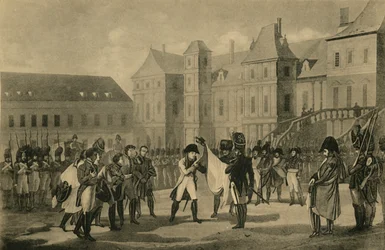 Napoleons afgang fra Fontainebleau, 20. april 1814, 1921.