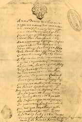Napoleons fødselsattest, 21. juli 1771, 1921.