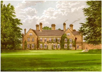 Nether Hall, Suffolk, hjemsted for familien Greene, c1880