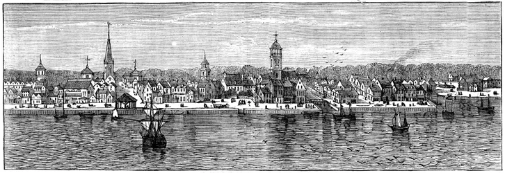 New York i midten af det 18. århundrede, c1880