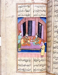 Nezami, persisk digter, fortæller historien om Alexander den Store, 12. århundrede 18. århundrede