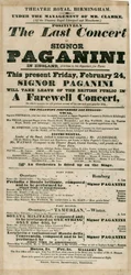 Niccolo Paganini - spillebillet