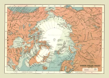Nordpolarkort, 1902.